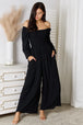  Square Neck Jumpsuit with Pockets Trendsi