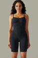 BazaarBey Spaghetti Strap Active Romper 