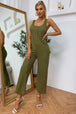 Sleeveless Straight Leg Jumpsuit Trendsi