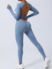 Twisted Backless Long Sleeve Jumpsuit Trendsi