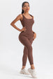 Wide Strap Sleeveless Active Jumpsuit Trendsi