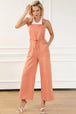 Drawstring Overalls with Pockets Trendsi