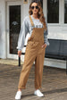 BazaarBey Wide Strap Buttoned Straight Overalls 