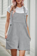 Textured Overall with Pockets Trendsi