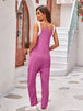Spaghetti Strap Jumpsuit with Pockets Trendsi