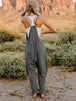   Sleeveless V-Neck Pocketed Jumpsuit Trendsi