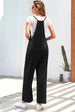 Pocketed Spaghetti Strap Wide Leg Jumpsuit Trendsi