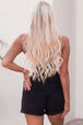 Overall Shorts with Pockets Trendsi