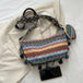 Printed Tassel Detail Crossbody Bag with Small Purse Trendsi