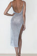 Slit Scoop Neck Sleeveless Cover Up Trendsi