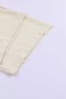 Smocked Long Flounce Sleeve Square Neck Jumpsuit Trendsi