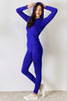  Zip Up Drawstring Hoodie and Leggings Set Trendsi