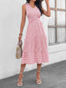 Striped  Sleeveless Midi Dress -BazaarBey - www.shopbazaarbey.com