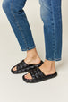  Pyramid Stud Toe Band Footbed Sandals Trendsi