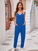 Spaghetti Strap Jumpsuit with Pockets Trendsi