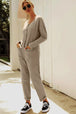 Buttoned Drop Shoulder Pocket Jumpsuit Trendsi