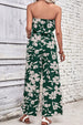 Floral Strapless Wide Leg Jumpsuit Trendsi