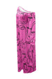 Printed Single Shoulder Lantern Sleeve Maxi Dress -BazaarBey - www.shopbazaarbey.com