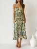 Printed Sleeveless Midi Cami dress -BazaarBey - www.shopbazaarbey.com