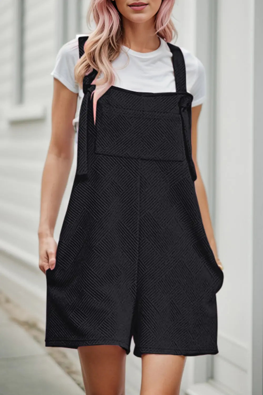 BazaarBey Textured Overall with Pockets 