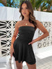 Ruched Layered Tube Mini Dress -BazaarBey - www.shopbazaarbey.com