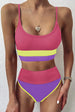  Spaghetti Strap Two-Piece Swim Set Trendsi