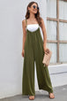 Tied Spaghetti Strap Wide Leg Jumpsuit Trendsi