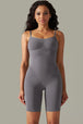 Spaghetti Strap Active Romper Trendsi