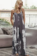 Tie-Dye Spaghetti Strap Jumpsuit with Pockets Trendsi