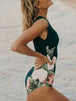   Printed Sleeveless One-Piece Swimwear Trendsi