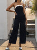 Tube Sleeveless Wide Leg Jumpsuit Trendsi