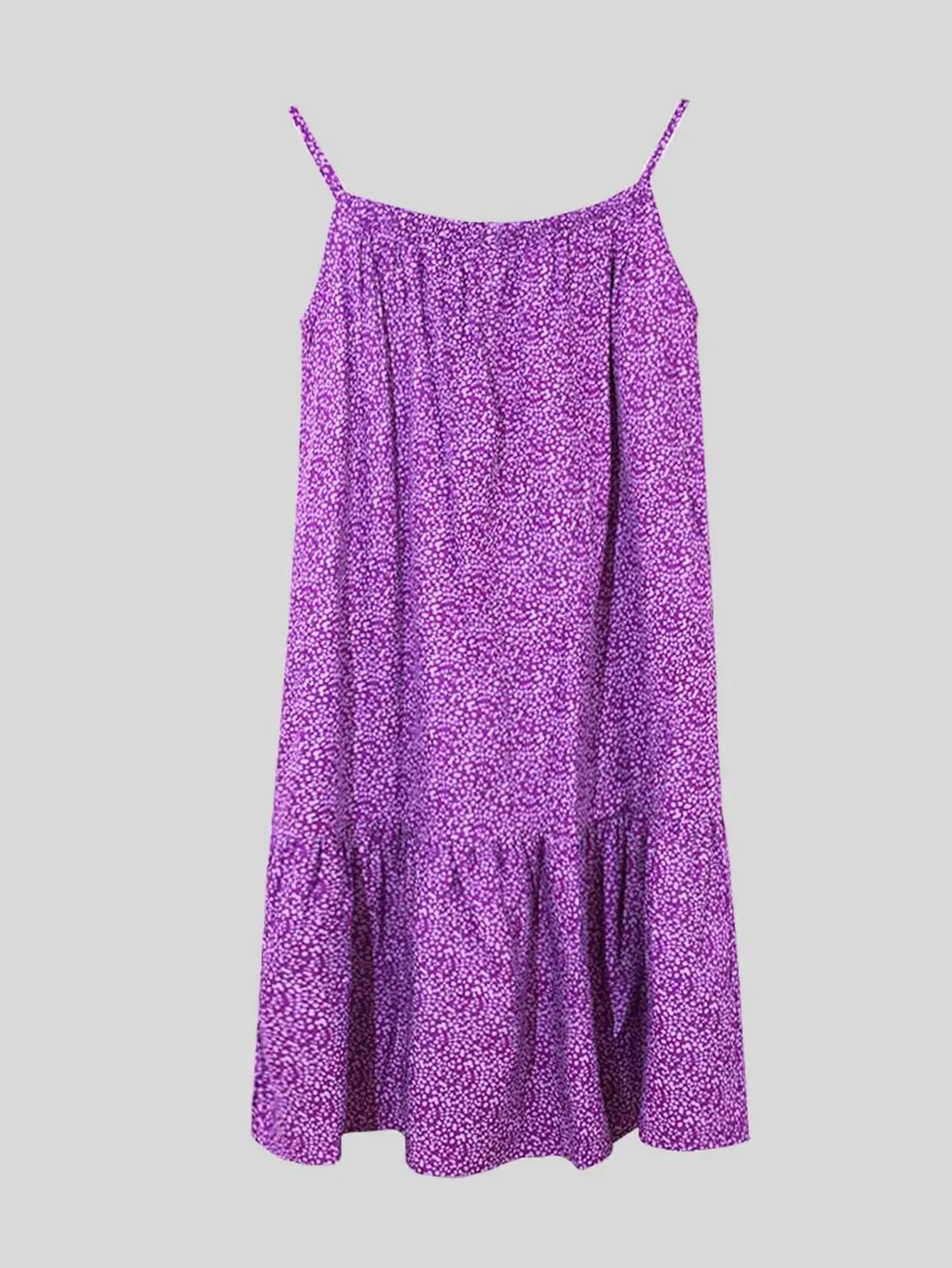 Full Size Printed Sleeveless Mini Cami Dress -BazaarBey - www.shopbazaarbey.com