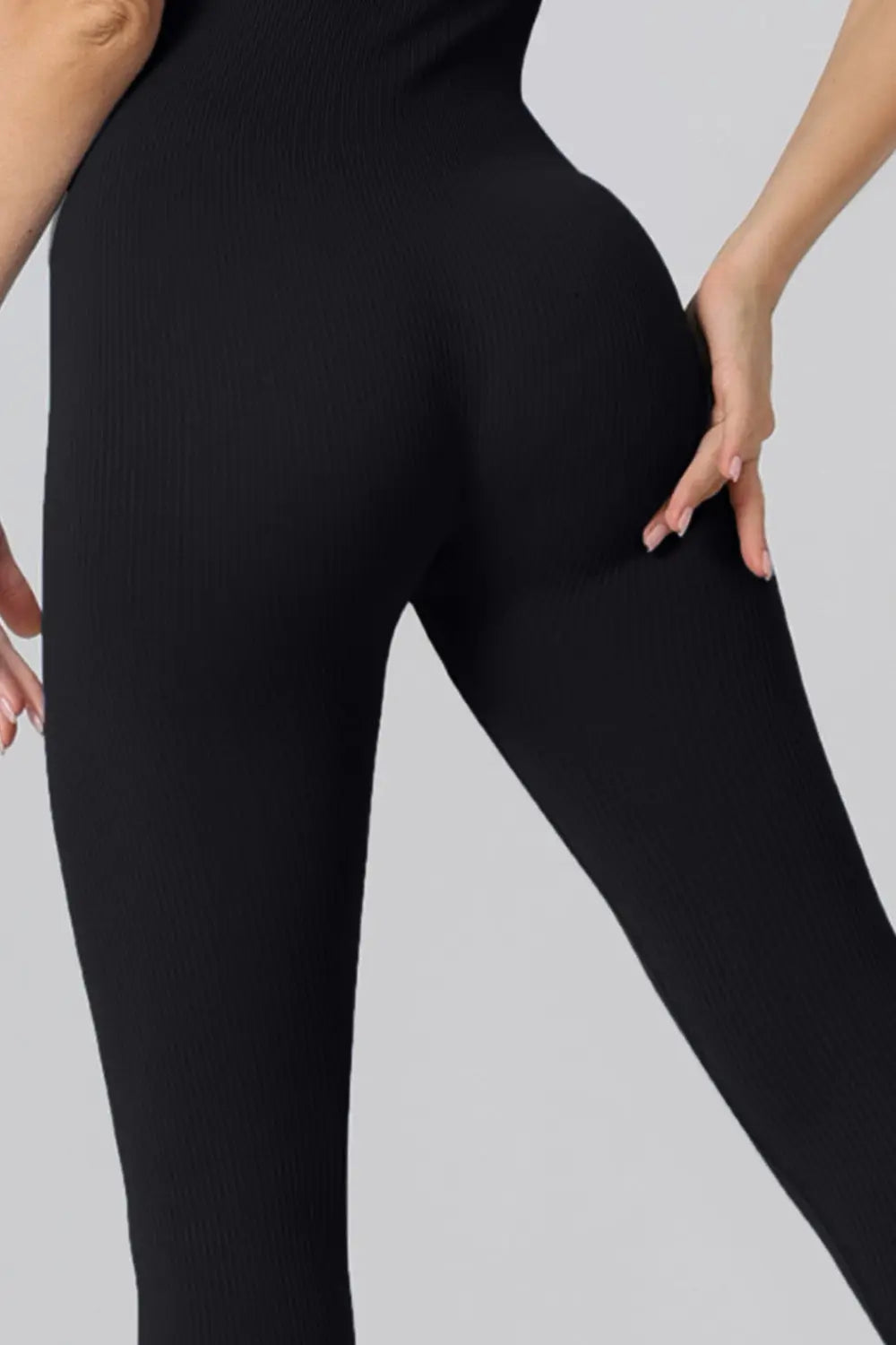 Square Neck Wide Strap Jumpsuit Trendsi