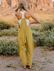   Sleeveless V-Neck Pocketed Jumpsuit Trendsi