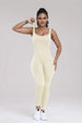 Wide Strap Sleeveless Active Jumpsuit Trendsi
