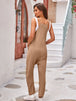 Spaghetti Strap Jumpsuit with Pockets Trendsi