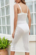 Openwork  Sleeveless Cover Up Trendsi