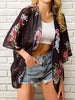 Open Front Half Sleeve Cover-Up Trendsi