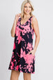  Full Size Floral V-Neck Tank Dress with Pockets -BazaarBey - www.shopbazaarbey.com