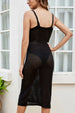 Openwork  Sleeveless Cover Up Trendsi