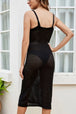 Openwork  Sleeveless Cover Up Trendsi