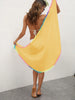 Rainbow Pompom  Swim Skirt Trendsi