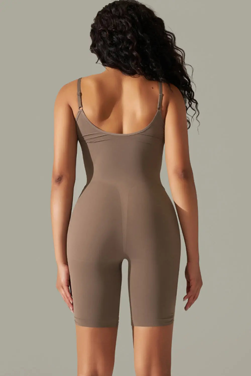 Spaghetti Strap Active Romper Trendsi
