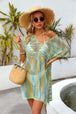 Openwork  Short Sleeve Cover-Up Trendsi