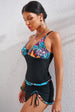 Printed Drawstring Two-Piece Swimsuit Trendsi
