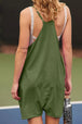 Pocketed Spaghetti Strap Romper Trendsi