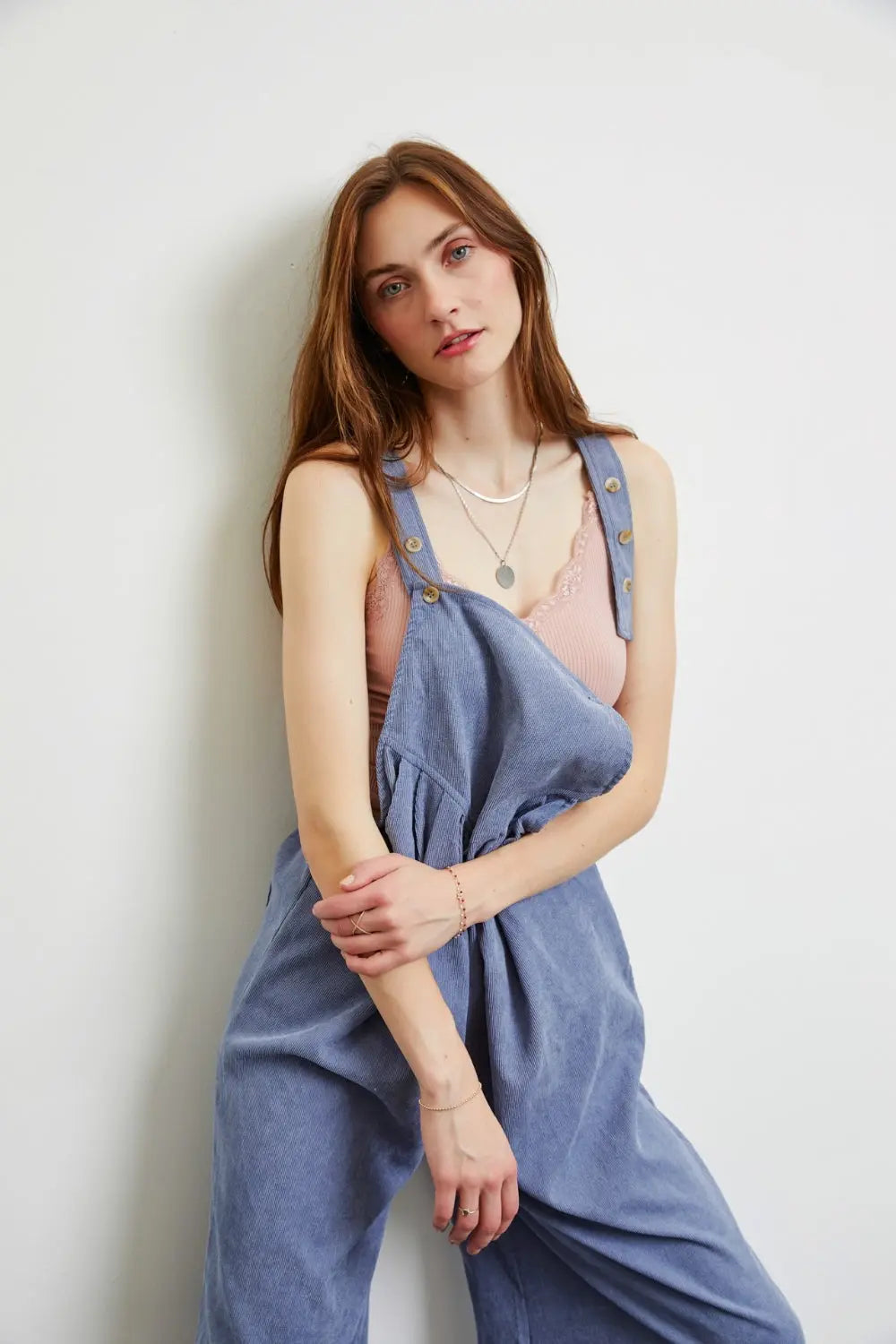   Wide Leg Overalls with Pockets Trendsi