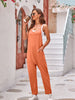 Spaghetti Strap Jumpsuit with Pockets Trendsi