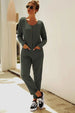 Buttoned Drop Shoulder Pocket Jumpsuit Trendsi
