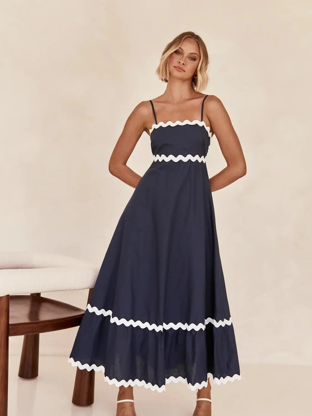Spaghetti Strap Maxi Dress -BazaarBey - www.shopbazaarbey.com
